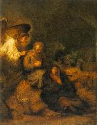 REMBRANDT Harmenszoon van Rijn The Dream of St Joseph ds china oil painting artist